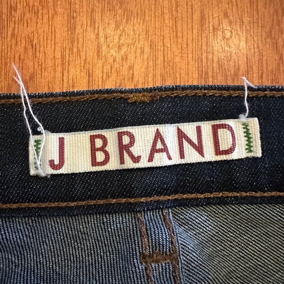 J Brand Womens Dark Wash Straight Leg Jeans Size 29 Classic Denim USA-Made - Picture 6 of 10